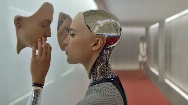 film still, Ex Machina, Alex Garland, 2015